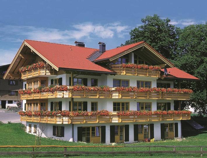 Ferienwohnung für 4 Personen, mit Balkon und Garten in Obermaiselstein