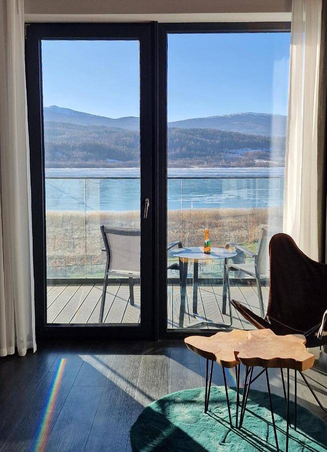 Cały apartament, Lake Studio 27 - widok na góry i zalew- L&Hill in Sosnówka, Sudety (Polska)