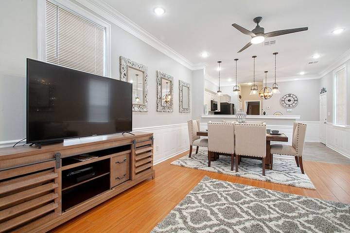 Vacation rental for 6 people, with yard in Louisiana