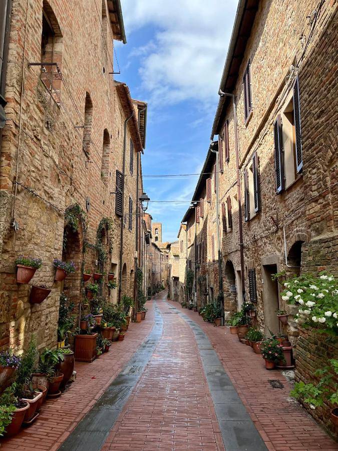 Vakantiewoning voor 4 personen, met terras en uitzicht in Casole d'Elsa