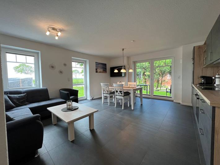 Ferienwohnung für 4 Personen, mit Terrasse und Garten sowie Ausblick in Krummhörn - 2