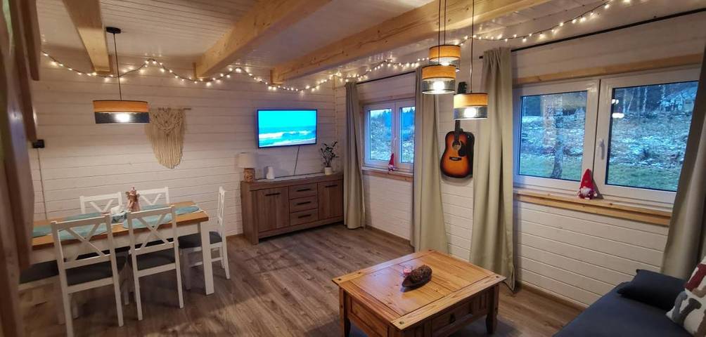 Apartament wakacyjny dla 6 osób, z ogród i widok w Szczytna