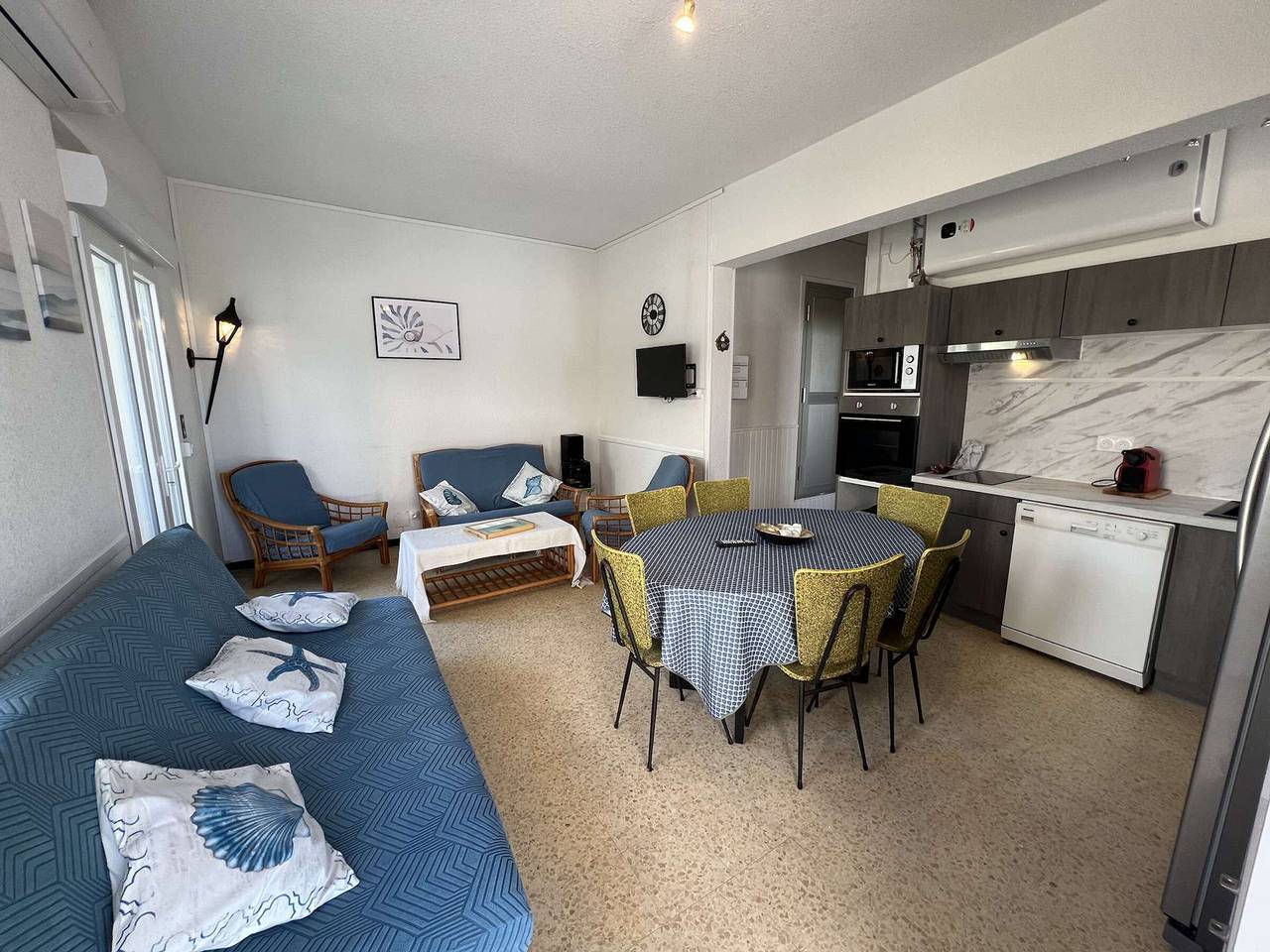 T3 Pavilion by the beach with direct beach access for 4 people in Valras-Plage, Côte d'Améthyste