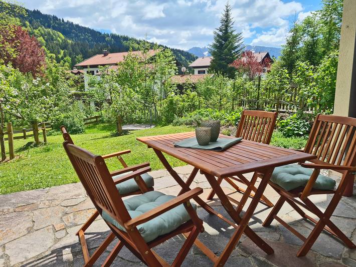 Ferienwohnung für 2 Personen, mit Terrasse und Garten in Aschau im Chiemgau