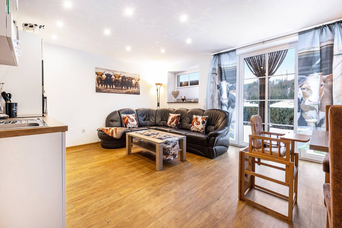 Geheel appartement, Vakantiewoning Kuhstall, 65m², 2 slaapkamers, max. 6 personen in Eslohe, Hochsauerlandkreis