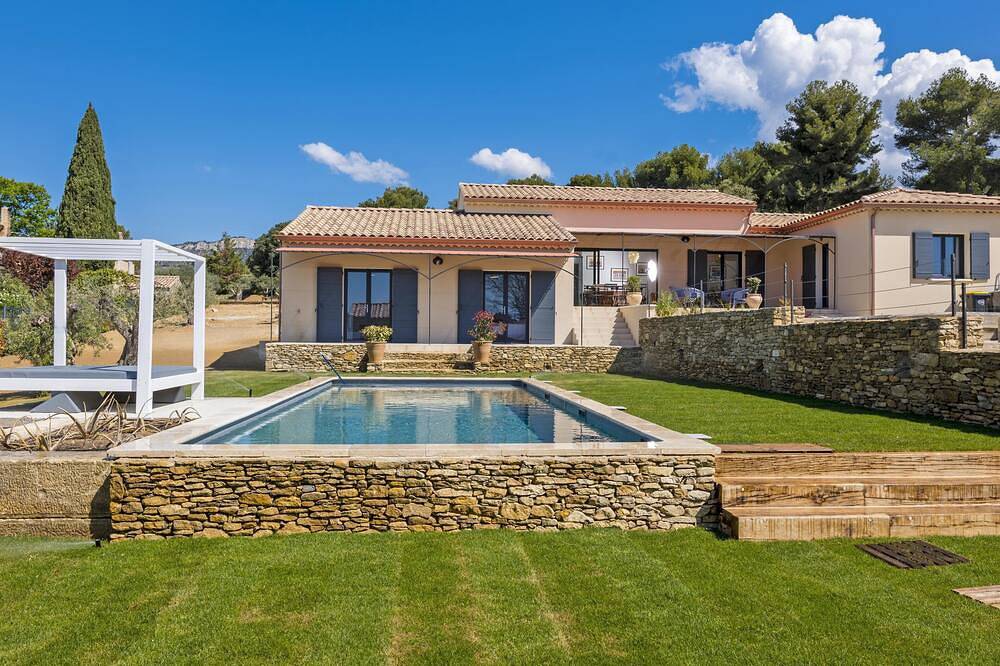 Luxe villa met airco en privézwembad vlakbij dorp in Beaumes-de-Venise, Vaucluse