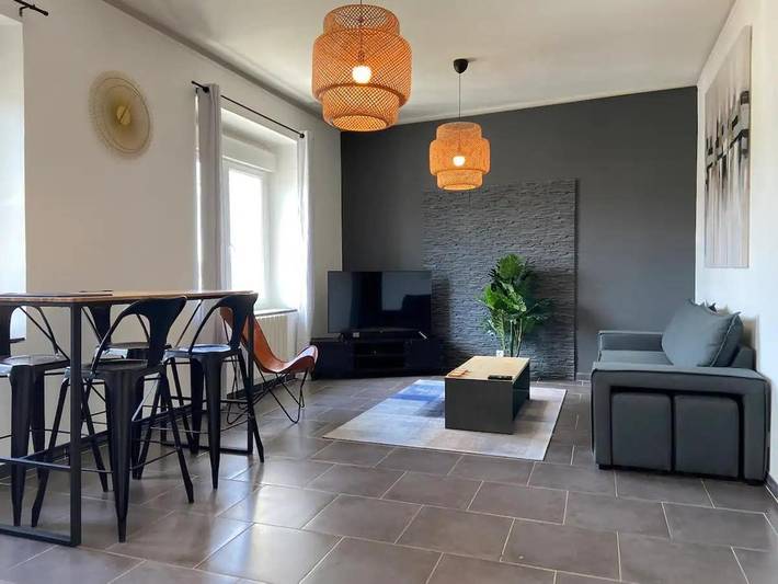Appartement de vacances pour 6 personnes, avec jardin et terrasse