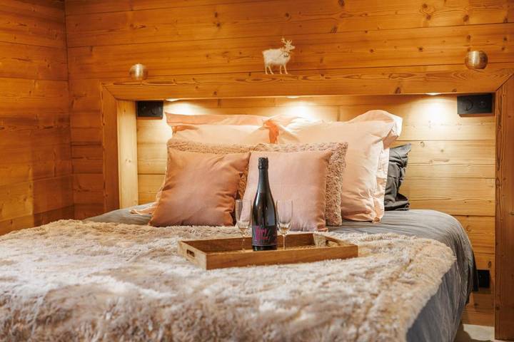 Chalet pour 4 personnes, avec terrasse et vue à Abondance