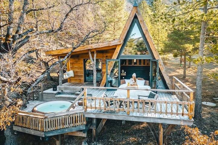 Cabane en bois pour 2 personnes