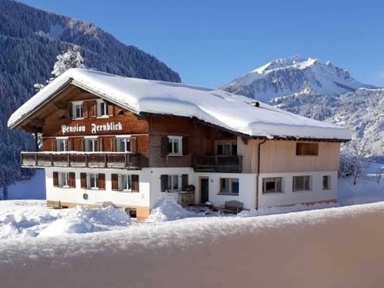 Ganze Ferienwohnung, Greber Christine - Frühstückspension Fernblick - Doppelzimmer max. 2P   Z-Nr: 11 in Schoppernau, Bregenzerwald