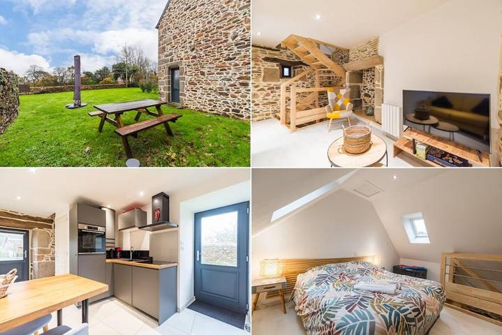 Maison d’hôte pour 4 personnes, avec jardin