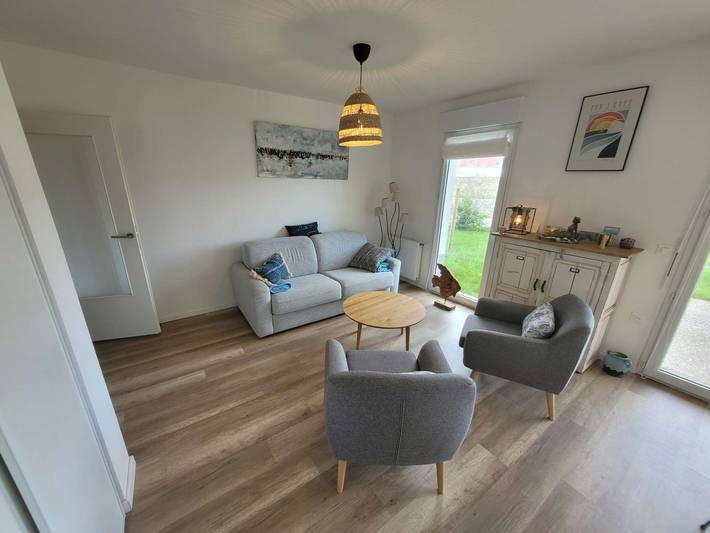 Ferienwohnung für 2 Personen, mit Balkon und Terrasse sowie Garten in Wimereux