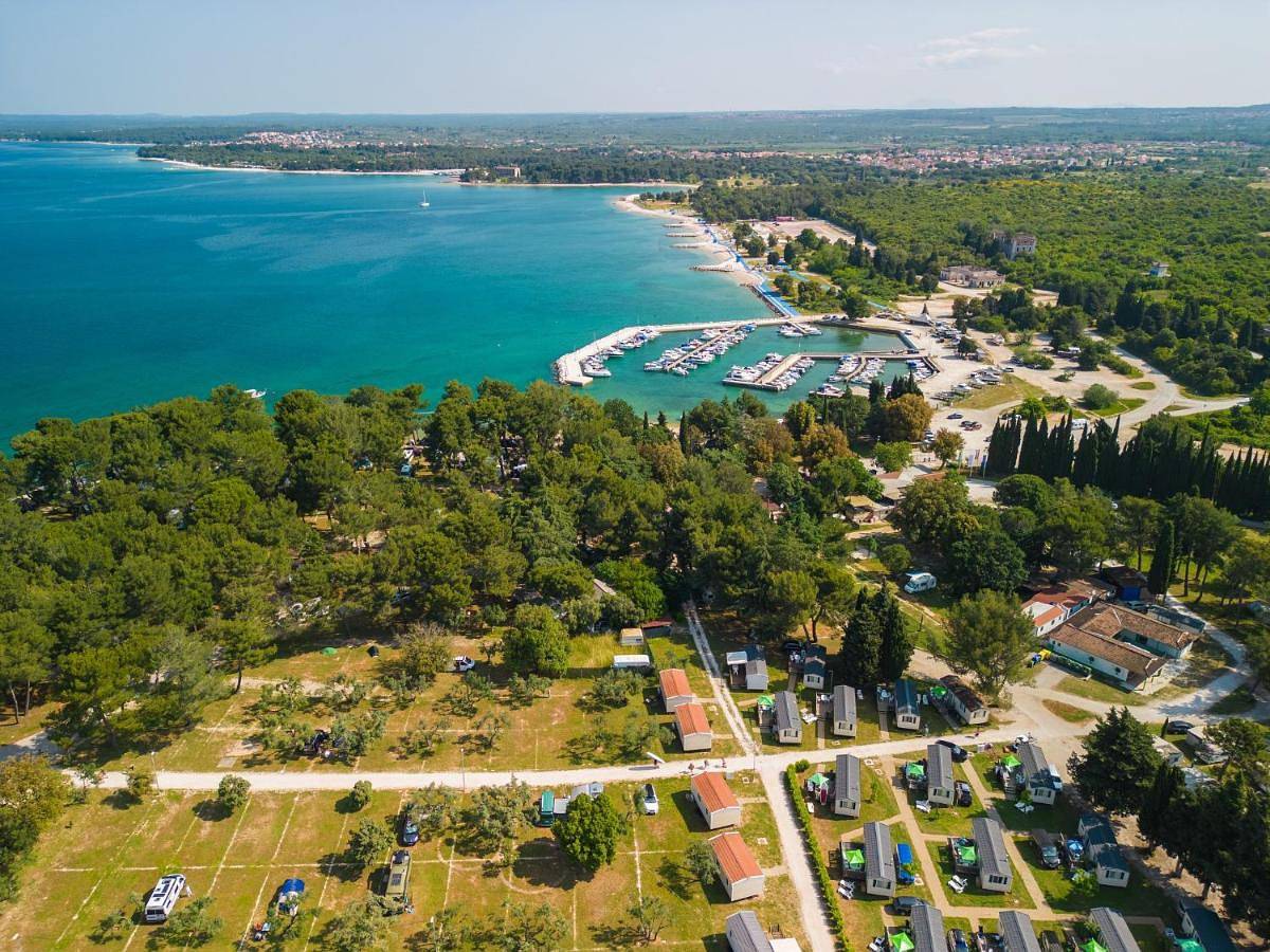 Eurocamp mobilhomes at Brioni Sunny Campsite in Stinjan, Pula