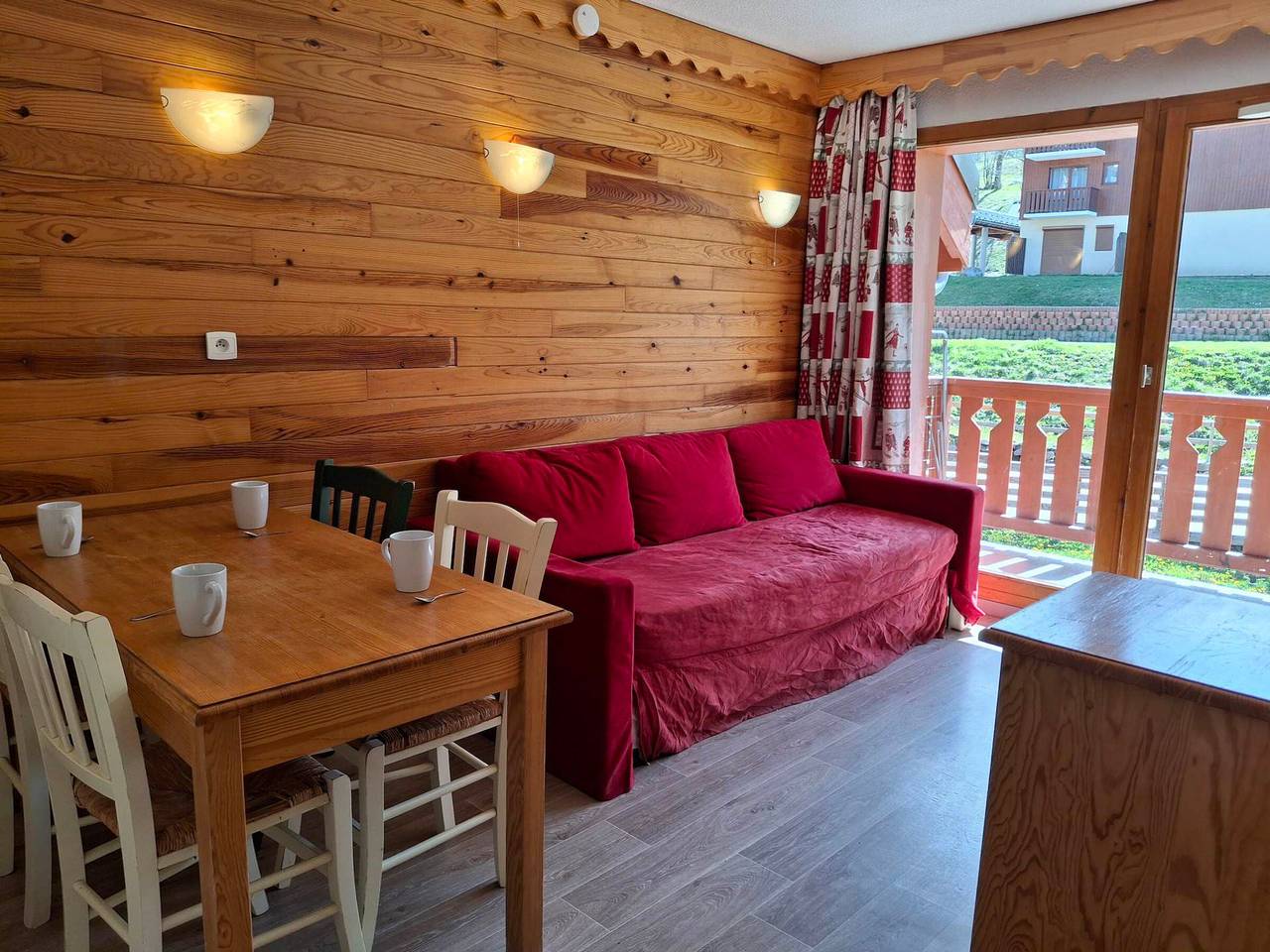 Ganze Wohnung, 2-Zimmer-Wohnung, 6 Personen, direkt an der Piste in Saint-François-Longchamp, Le Grand Domaine