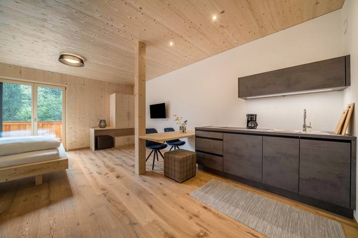 Entire apartment, Apartment 'Naturapartments Alpreid Feine' with Mountain View, Balcony & Wi-Fi in San Pancrazio, Ortler Alps