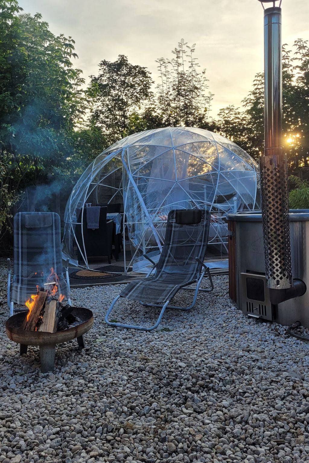 Bubble Übernachtung im Fichtelgebirge in Hohenberg an der Eger, Landkreis Wunsiedel im Fichtelgebirge