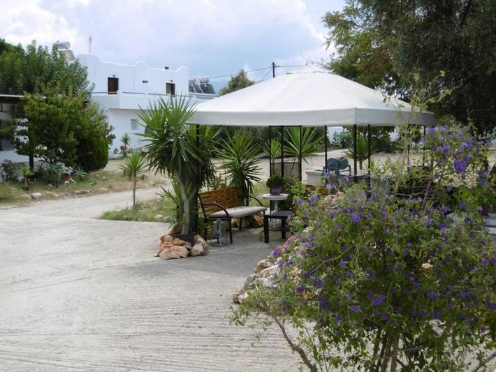 Maison d’hôte pour 3 personnes, avec jardin, animaux acceptés dans Skyros