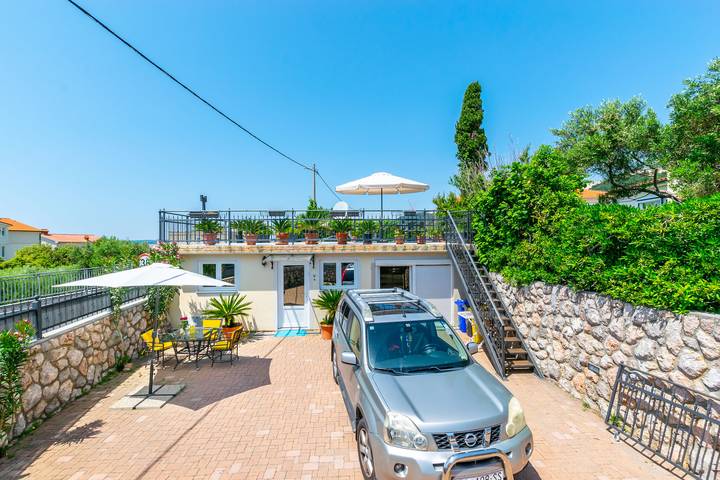 Ferienhaus mit Meerblick für 4 Personen in Barbat na Rabu