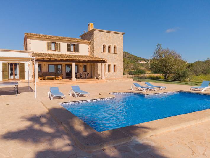 Finca für 6 Personen, mit Garten und Terrasse sowie Pool in Calonge (Mallorca)