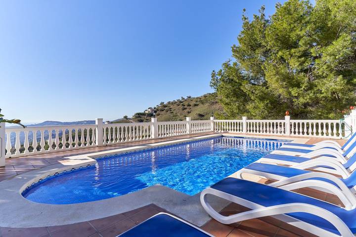 Villa for 6 personer med have in Frigiliana, Cordillera Penibética
