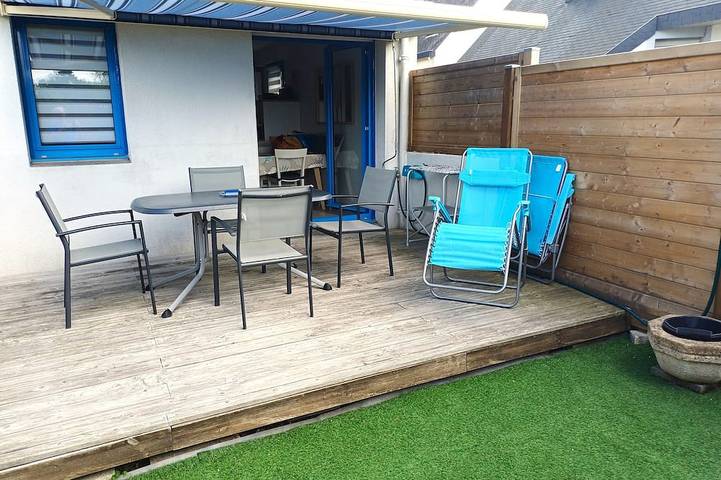 Gîte pour 3 personnes, avec Terrasse et Jardin dans Plage Kermor