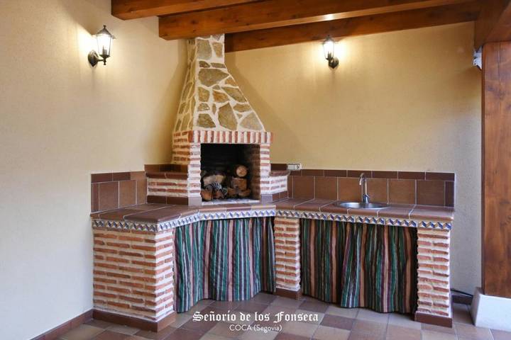 Casa rural para 2 personas, con terraza y piscina en Coca  - 4