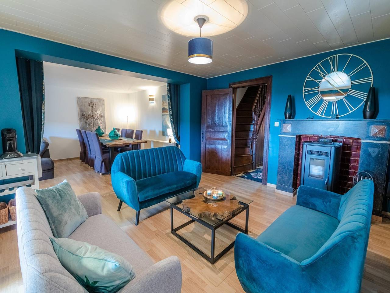 Landhaus nahe Coo Wasserfälle mit Jacuzzi in Stoumont, Lüttich und Umgebung