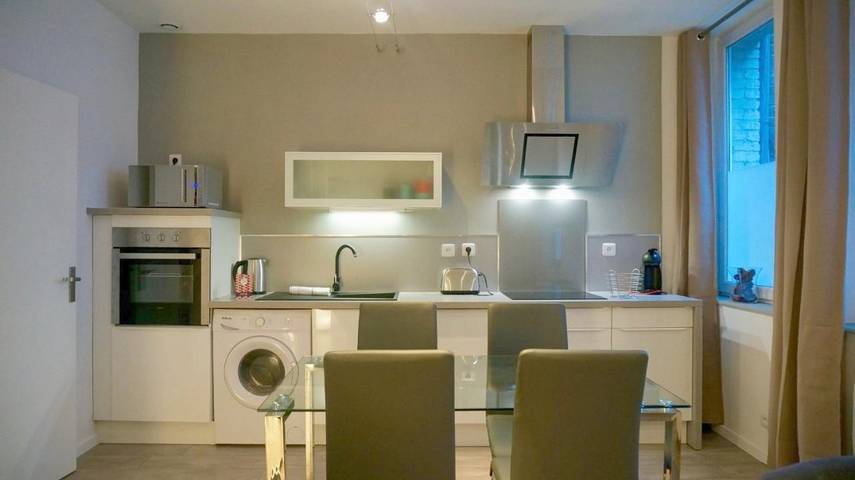 Gîte pour 6 personnes, avec Balcon et Terrasse dans Gare De Lille Flandres