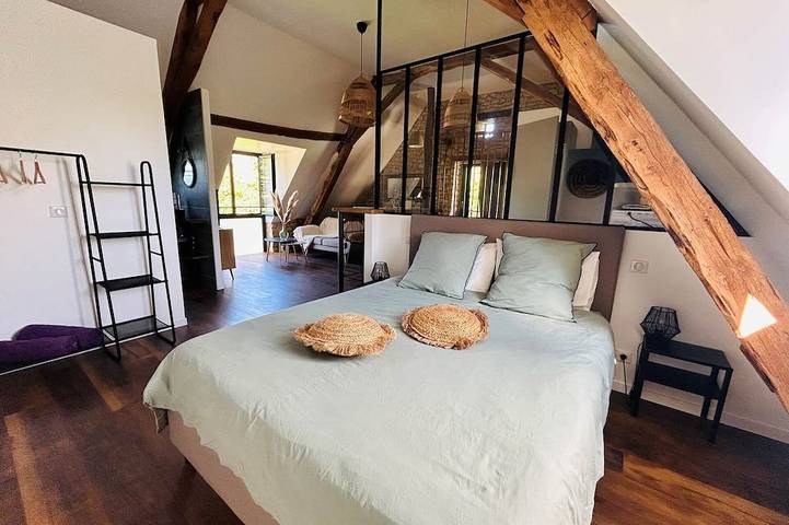 Gîte pour 2 personnes, avec sauna et jacuzzi à Saint-Sozy - 3