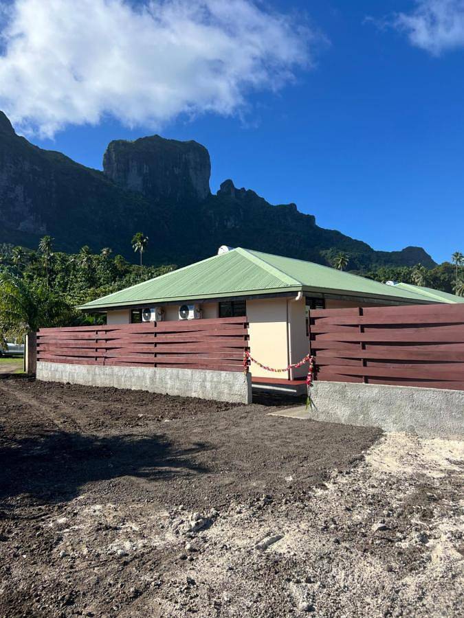 Ferienhaus für 4 Personen, mit Terrasse und Ausblick sowie Garten auf Bora Bora