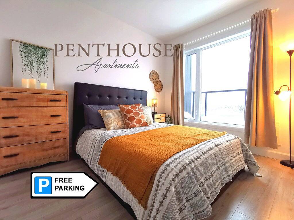Ganze Wohnung, Penthouse/ The Central / With Indoor Parking in Québec (Stadt), Québec