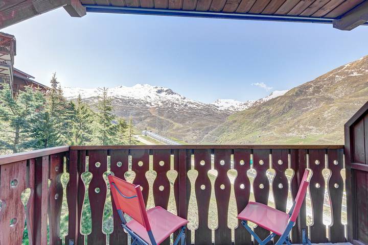 Gîte pour 5 personnes, avec balcon dans Station De Val Thorens
