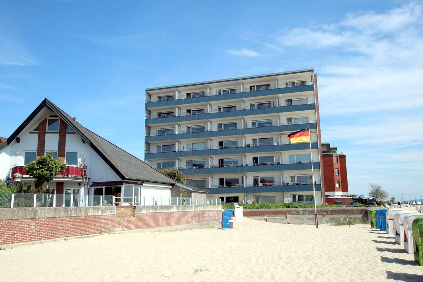 Ganze Wohnung, Ferienwohnung mit 1- Zimmer auf ca. 43m² in 1. Strandlage mit Meerblick in Wyk Auf Föhr (stadt), Wyk Auf Föhr