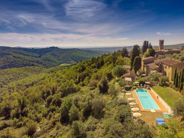 Villa per 22 persone, con giardino a Gaiole in Chianti