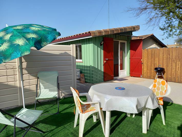Maison de vacances pour 2 personnes, avec jardin à Lanton