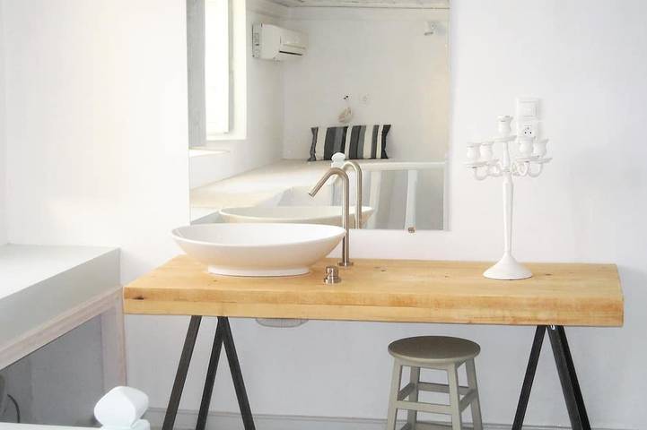 Patmos Beach Stone House, in Sapsila. Slow living on the beach. in Patmos