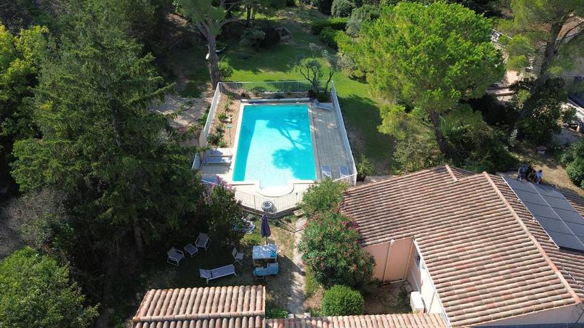 Maison de vacances pour 5 personnes, avec vue ainsi que piscine et jardin