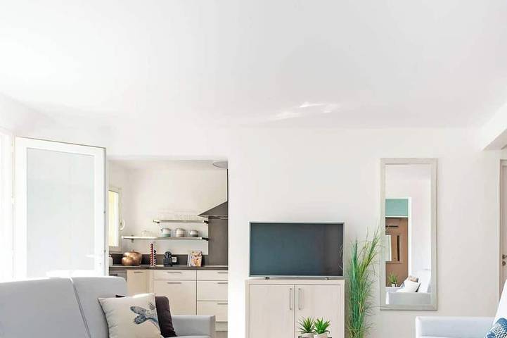 Gîte pour 6 personnes, avec jardin, animaux acceptés dans Plage de La Fossette