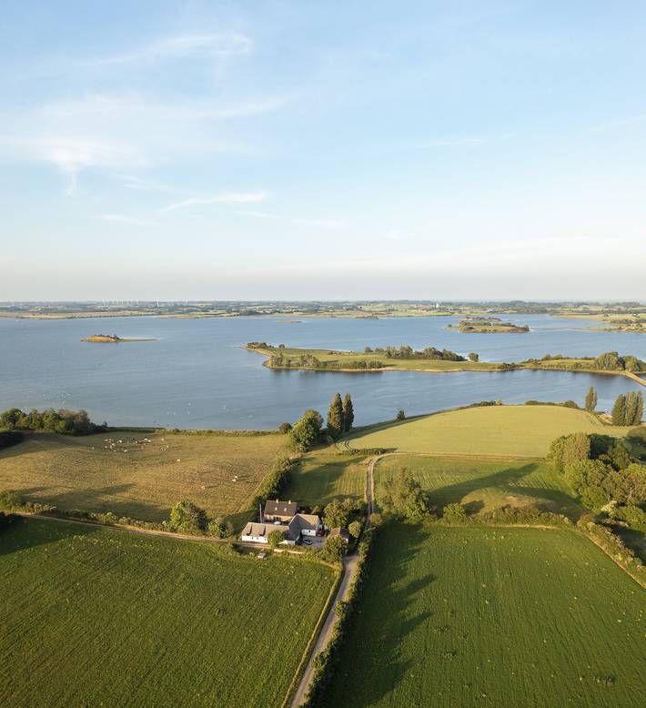 Bauernhof für 6 Personen, mit Terrasse und Garten sowie Ausblick und Seeblick