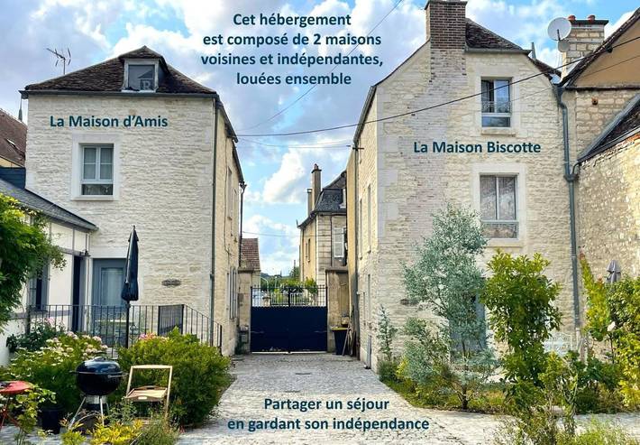 Location de vacances pour 4 personnes, avec jardin et vue à Tonnerre (Yonne)