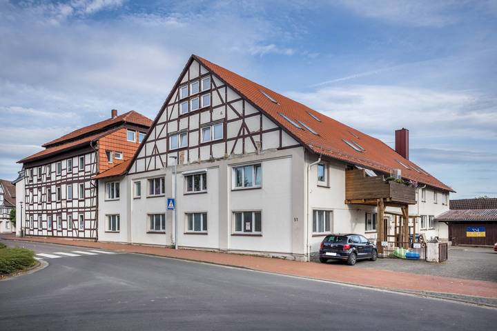 Geheel appartement, Appartement 'Knopf' met balkon en wifi in Hardegsen, Landkreis Northeim