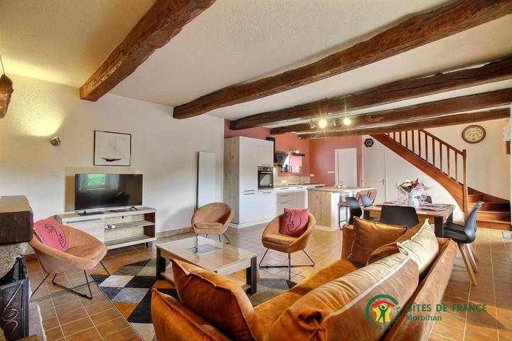 Gîte pour 6 personnes, avec piscine et jardin à Larmor-Baden - 4