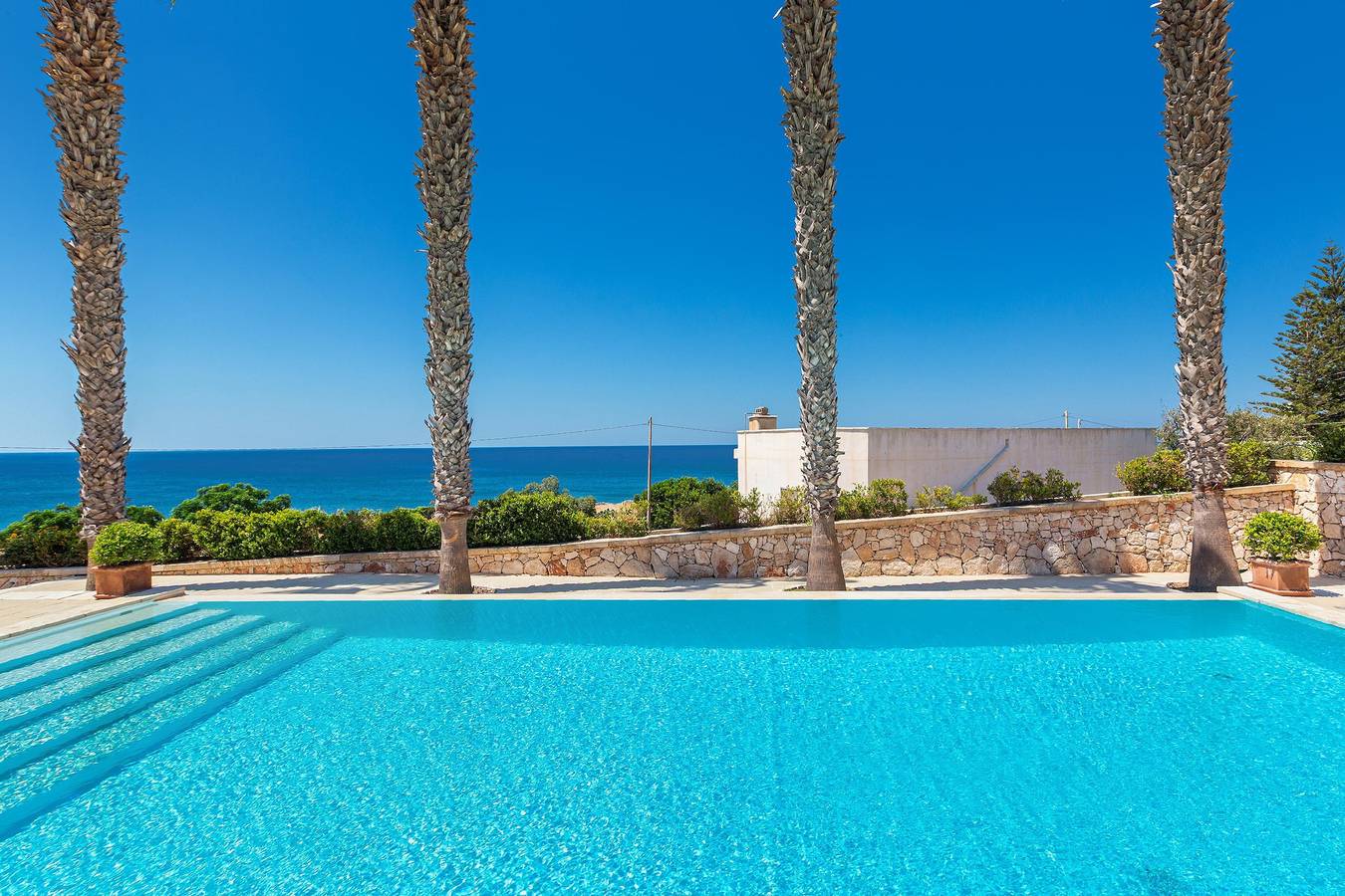 Gästehaus für 8 Personen mit Pool in Patù, Golf von Tarent