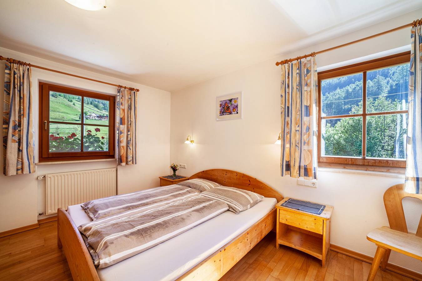 Ganze Wohnung, Ferienwohnung 'Rieglhof Geiernest' mit Bergblick, Garten & Wlan in Graun, Südtirol