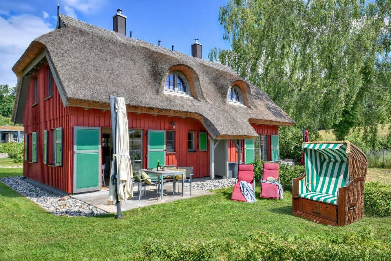 Neu gebaut, modern, exklusiv – das beschreibt das Feriendorf Klein Stresow in Klein Stresow, Putbus