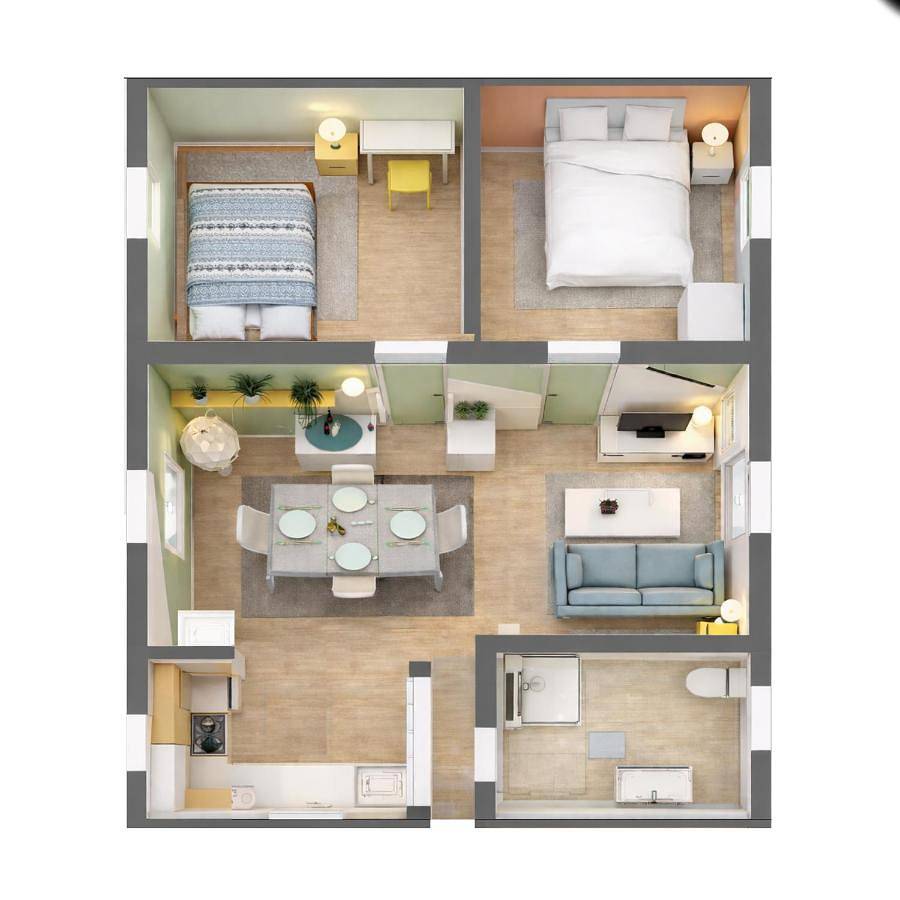 Appartement entier, La Motte Bridard - 2 chambres - 1 canapé-lit - Parking - Jardin in Appoigny, Région d'Auxerre