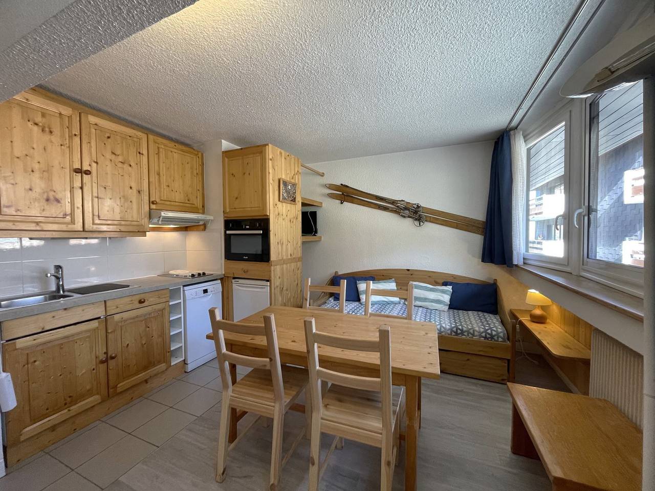 Ganze Wohnung, Klassische 2-Zimmer-Wohnung für 4 Personen in Les Menuires in Les Menuires, Saint-Martin-de-Belleville