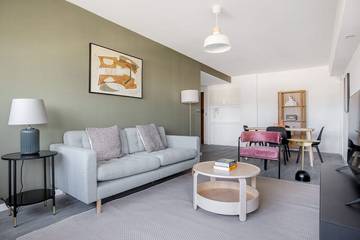 Gîte pour 4 personnes, avec balcon, animaux acceptés dans Paço de Arcos