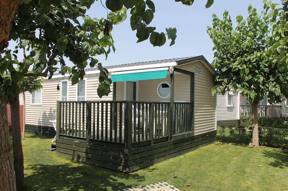 Feriendorf Els Pins Mobilehome Premium 2Ac für 6 Personen in Platja de Malgrat Centre (Malgrat de Mar), Malgrat de Mar
