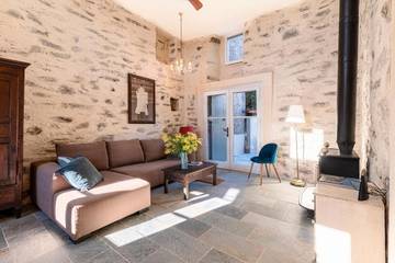 Gîte pour 5 personnes, avec vue et jardin à San-Giuliano